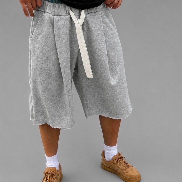Other - super baggy gray drawstring sweatshorts